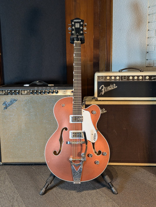 Gretsch G6118T Players Edition Anniversary Hollow Body w/Case - Two-Tone Copper Metallic/Sahara Metallic (2021)