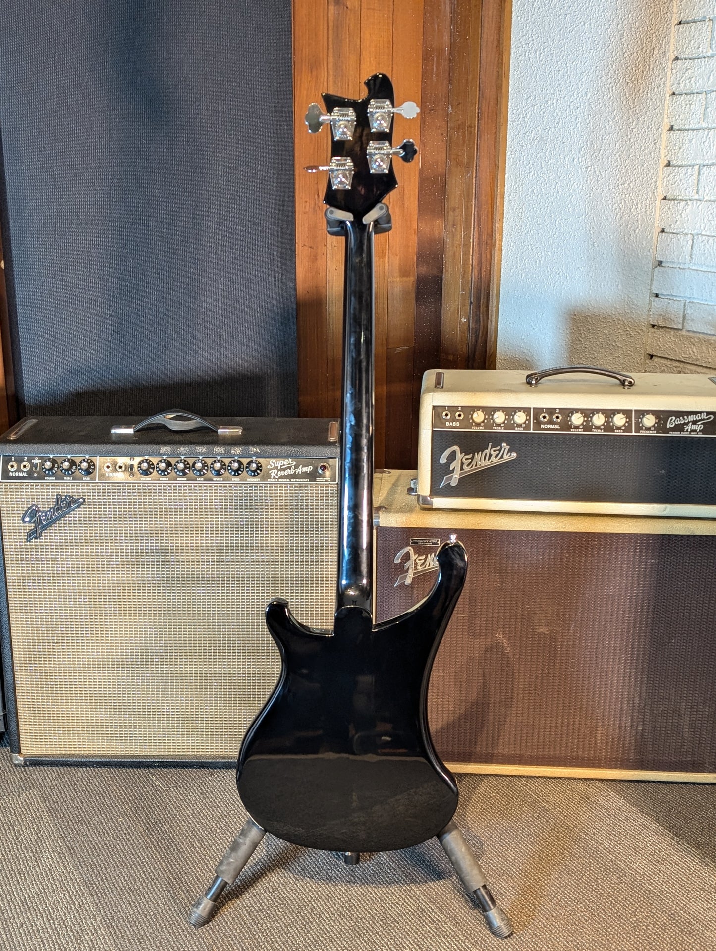 Rickenbacker 4003S 4 String Electric Bass Guitar w/Case - Jetglo (2020)