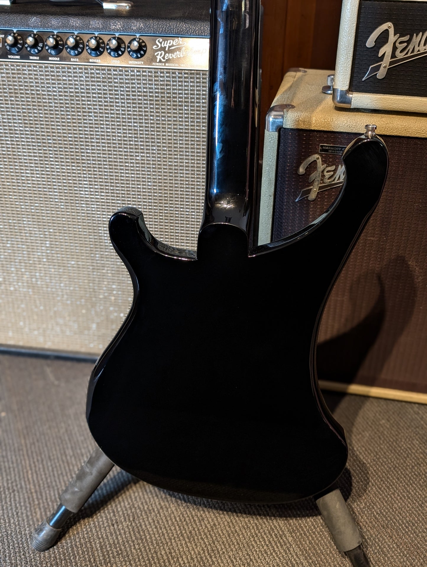 Rickenbacker 4003S 4 String Electric Bass Guitar w/Case - Jetglo (2020)