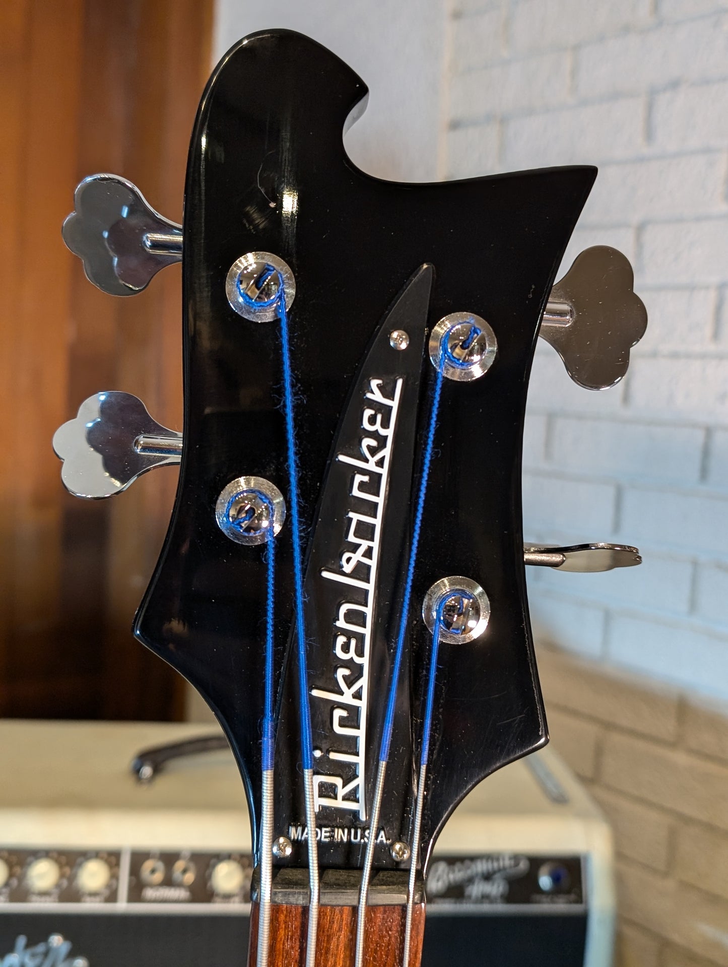 Rickenbacker 4003S 4 String Electric Bass Guitar w/Case - Jetglo (2020)