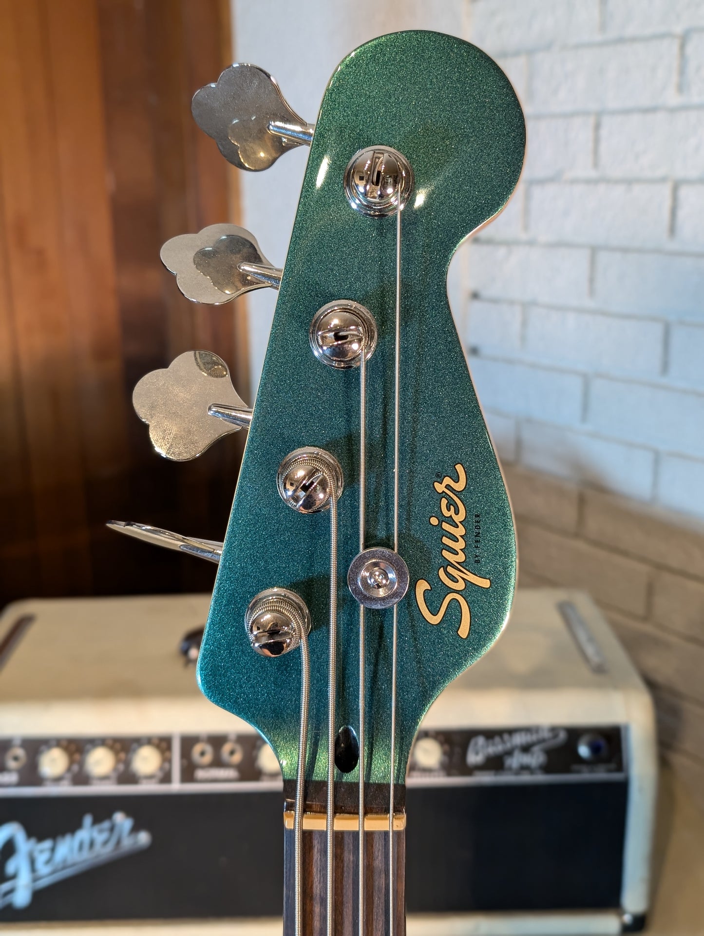 Squier Paranormal Rascal Short Scale Bass w/Gig Bag - Sherwood Green (2023)