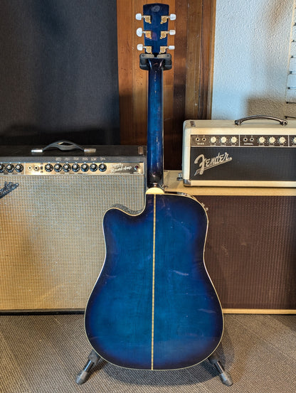 Cort MR-780FX Acoustic/Electric Guitar w/Gig Bag - Blue (Used)