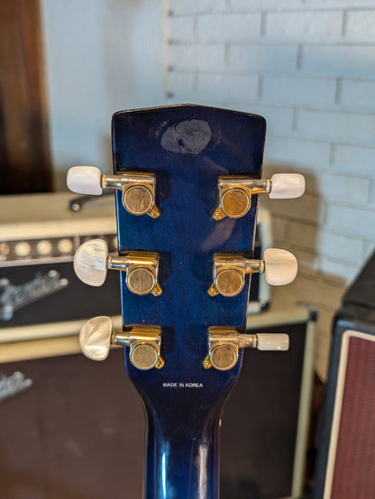 Cort MR-780FX Acoustic/Electric Guitar w/Gig Bag - Blue (Used)