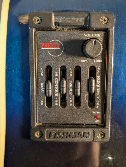 Cort MR-780FX Acoustic/Electric Guitar w/Gig Bag - Blue (Used)