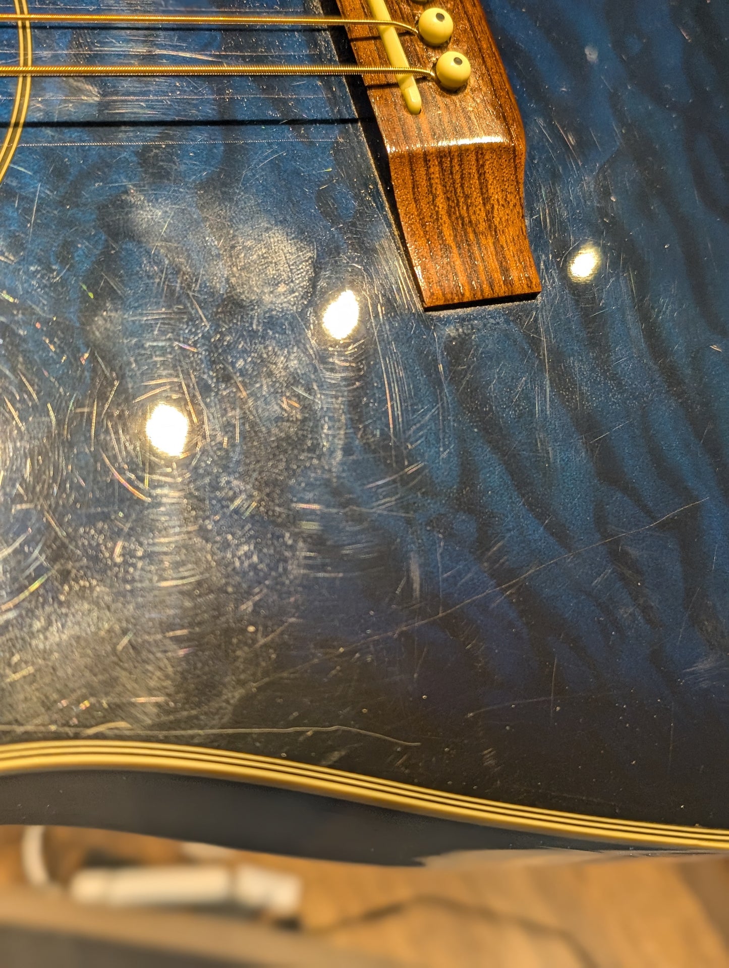 Cort MR-780FX Acoustic/Electric Guitar w/Gig Bag - Blue (Used)