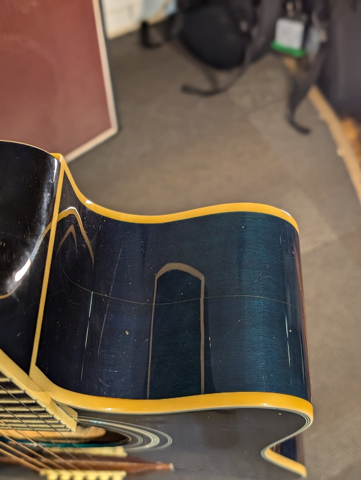 Cort MR-780FX Acoustic/Electric Guitar w/Gig Bag - Blue (Used)