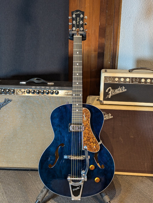 Godin 5th Avenue Night Club Hollow Body Electric Guitar - Indigo Blue (Used)