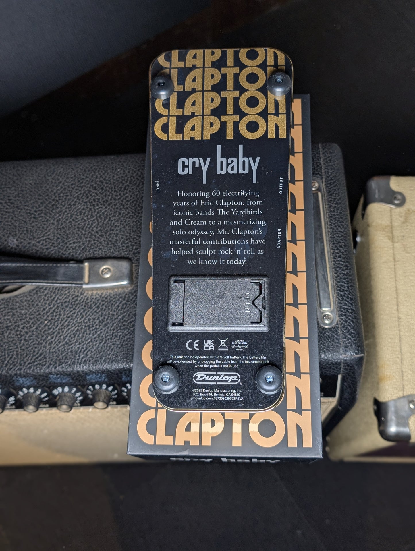 Dunlop Limited Edition Eric Clapton Cry Baby Wah Pedal (Serial #AC83C456)