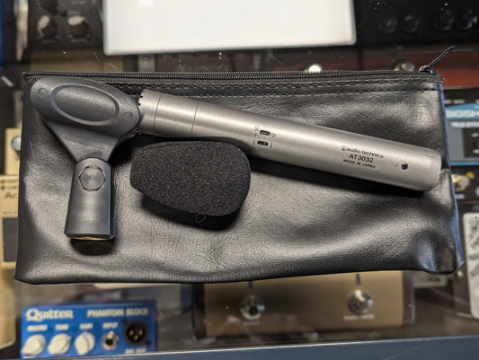 Audio-Technica AT3032 Omnidirectional Condenser Microphone w/Bag & Clip (Used)