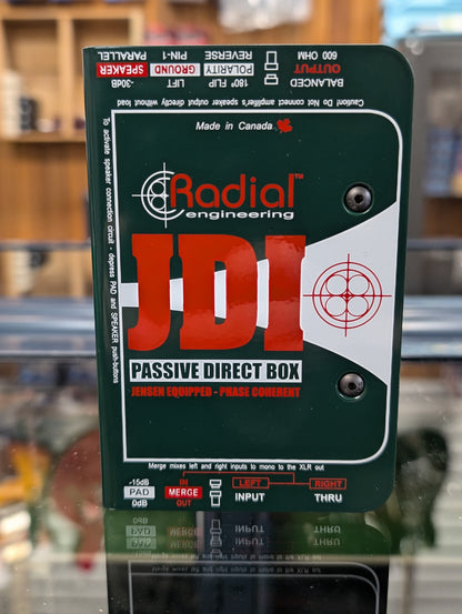 Radial JDI Premium Passive Direct Box w/Box (Used