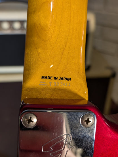 Fender Made in Japan MG69/MH Mustang Electric Guitar - Candy Apple Red (2010-2011)