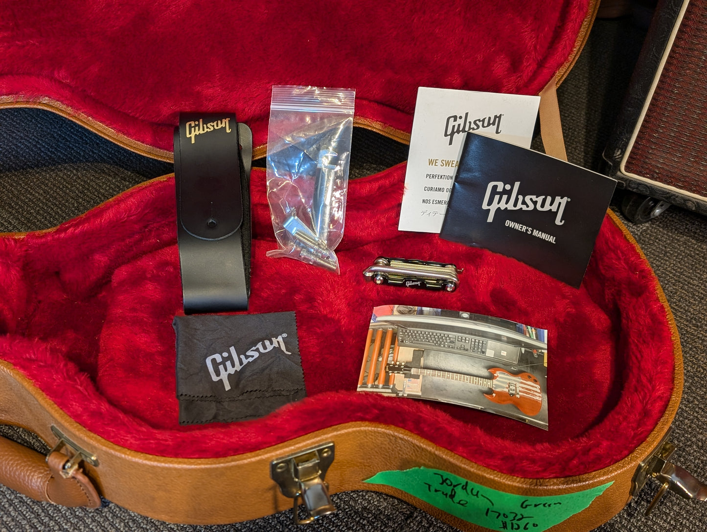 Gibson SG Junior Electric Guitar w/Case - Vintage Cherry (2019)