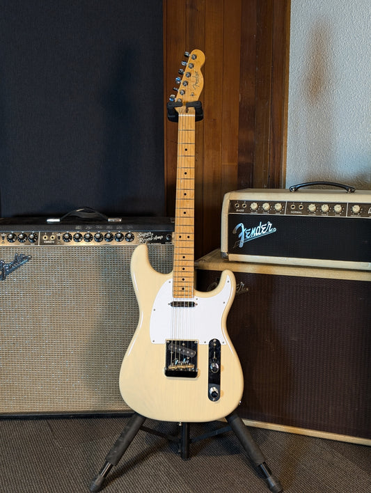 Fender Parallel Universe Whiteguard Stratocaster Electric Guitar w/Case - Vintage Blonde (2018)