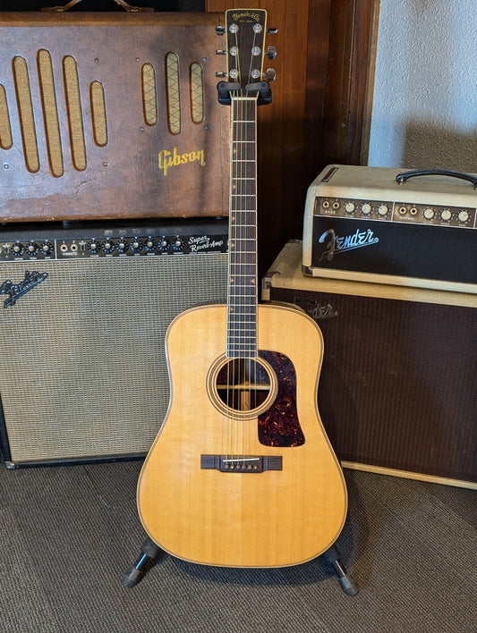 Yamaki Woodcraft Y50D Dreadnought Acoustic Guitar w/Gig Bag (1970's)