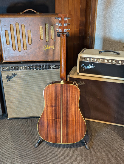 Yamaki Woodcraft Y50D Dreadnought Acoustic Guitar w/Gig Bag (1970's)
