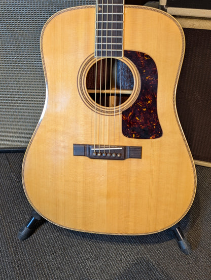 Yamaki Woodcraft Y50D Dreadnought Acoustic Guitar w/Gig Bag (1970's)
