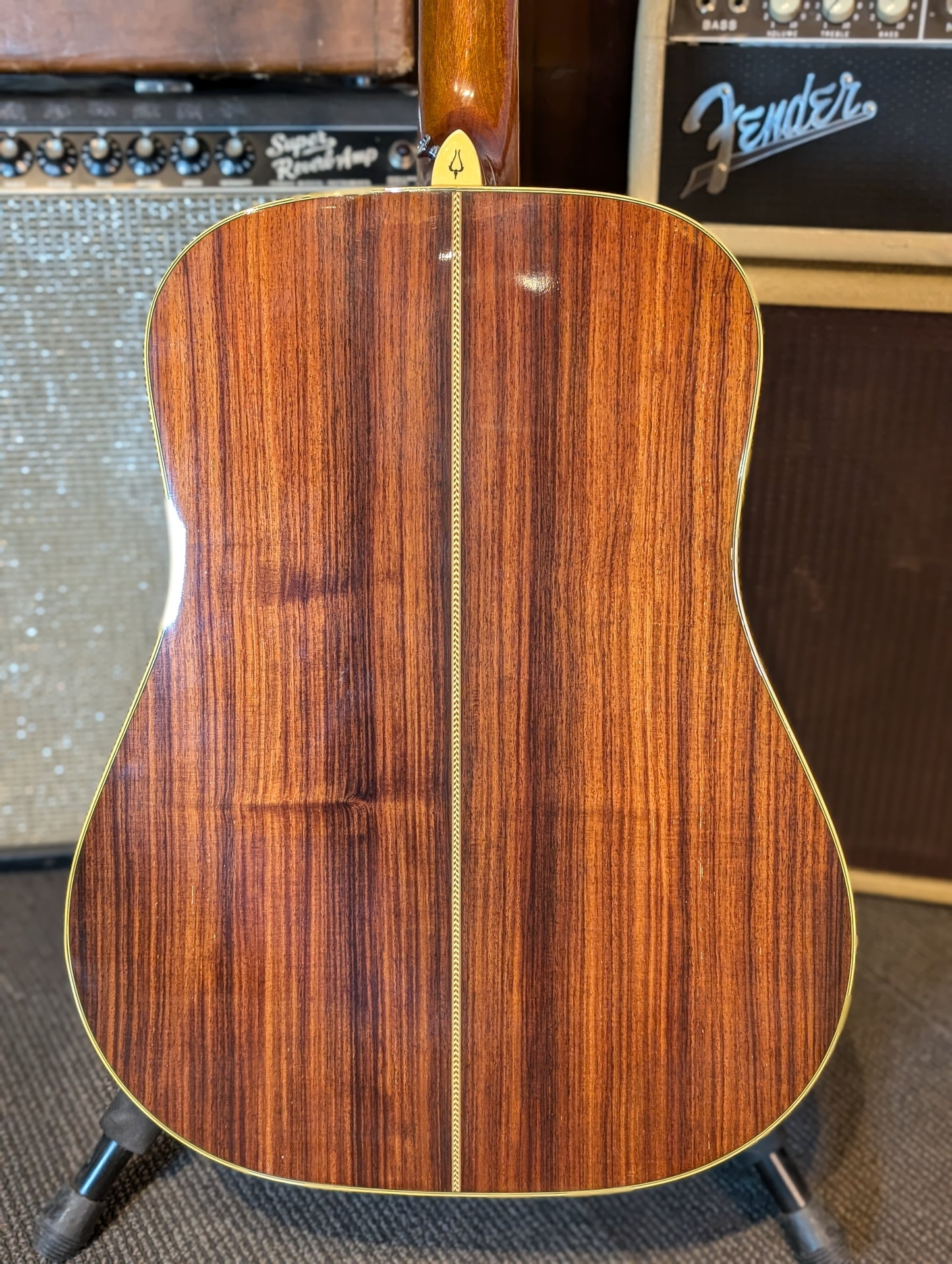 Yamaki Woodcraft Y50D Dreadnought Acoustic Guitar w/Gig Bag (1970's)