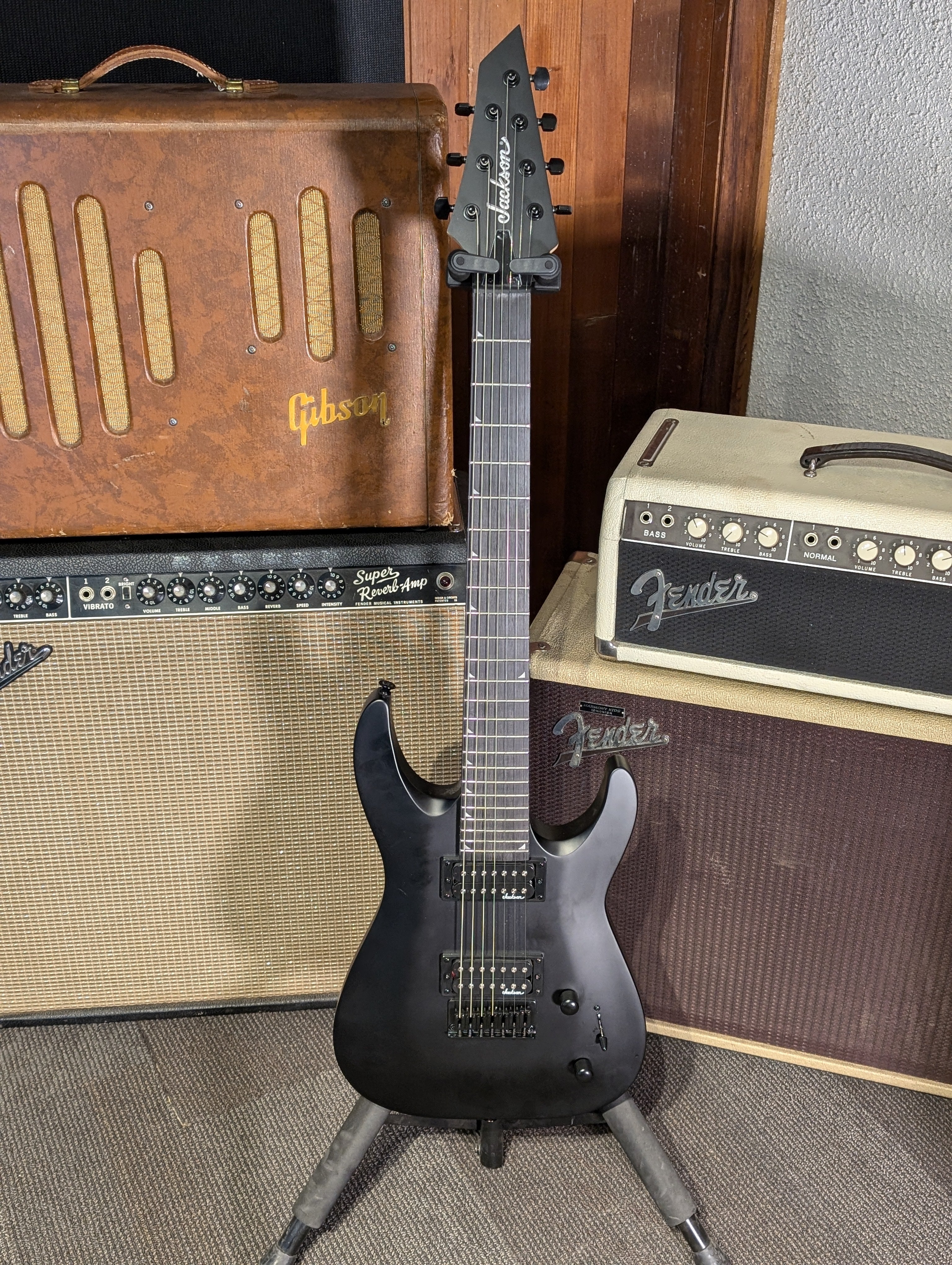 Jackson JS Series Dinky Arch Top JS22-7 7-String Electric Guitar - Sat ...