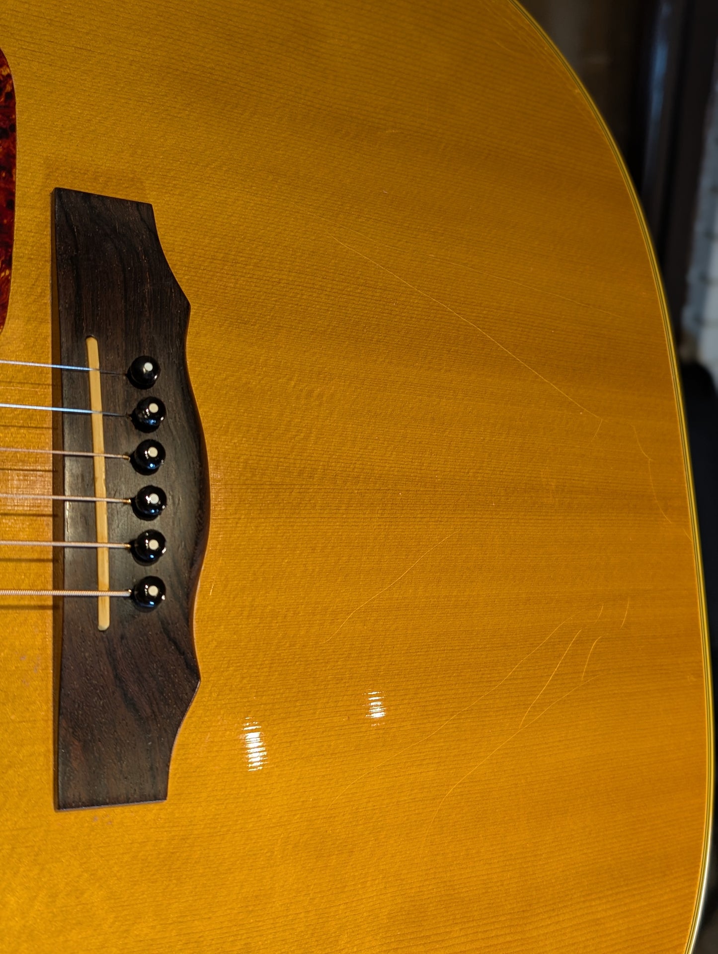 Guild DV6 HG Acoustic Guitar w/Pickup & Case - Natural (1997)