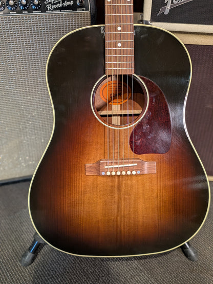 Gibson J-45 Vintage Dreadnought Acoustic Guitar w/Case - Vintage Sunburst (2019)