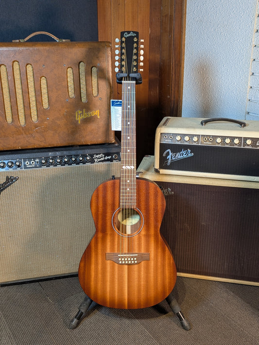 Godin Mahogany Folk 12-String Acoustic/Electric Guitar w/Gig Bag - Rustic Burst (Serial #053148000031)