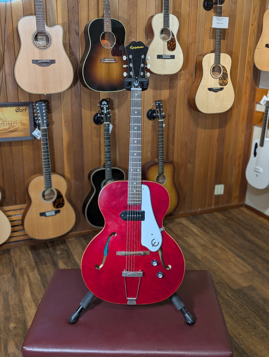Epiphone Inspired By "1966" Century Archtop Electric Guitar w/Case - Aged Gloss Cherry (2016)