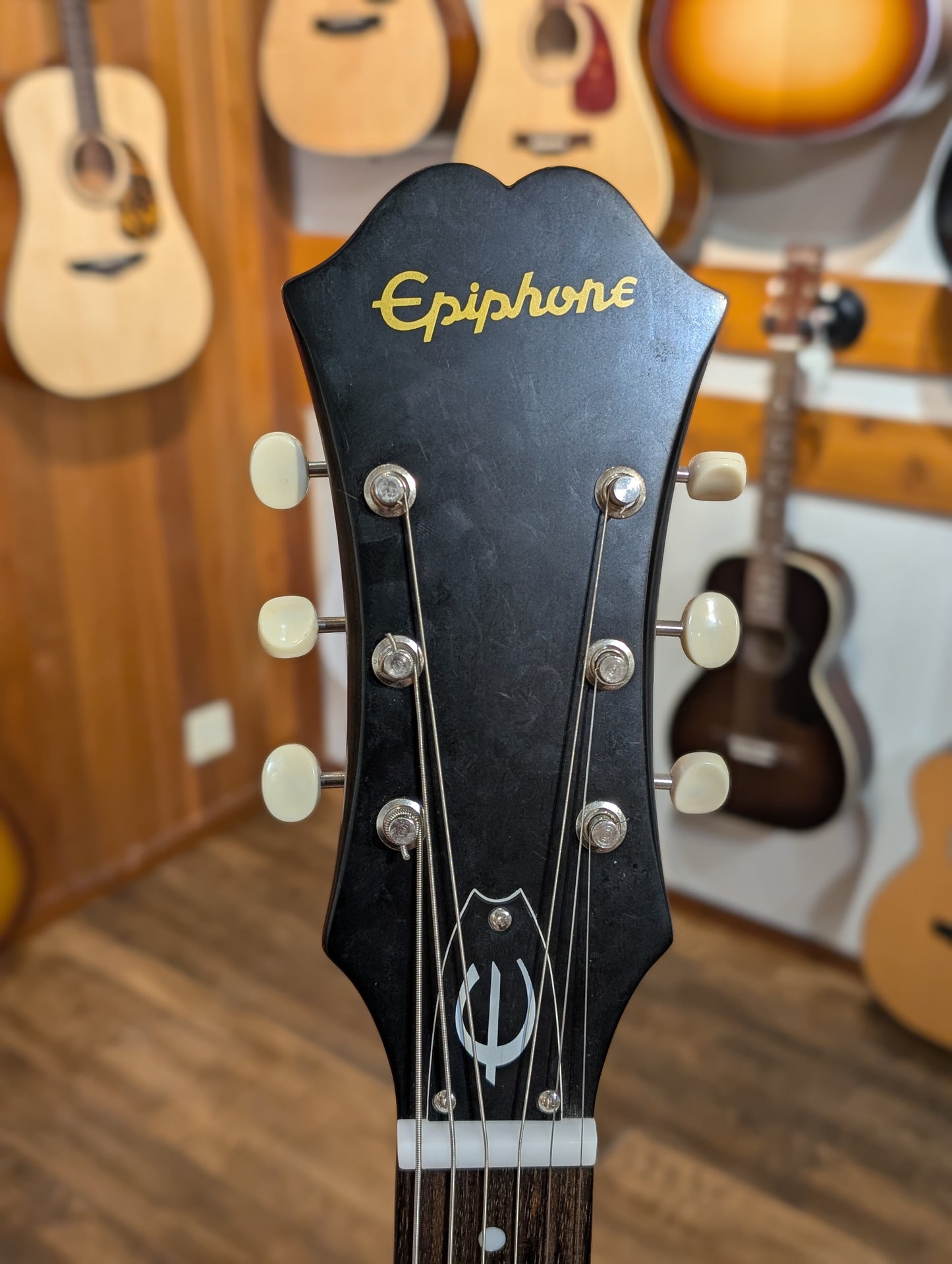 Epiphone Inspired By "1966" Century Archtop Electric Guitar w/Case - Aged Gloss Cherry (2016)