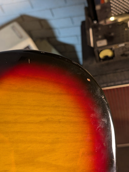 Fender Precision 4 String Electric Bass Guitar w/Case - Sunburst (1977)