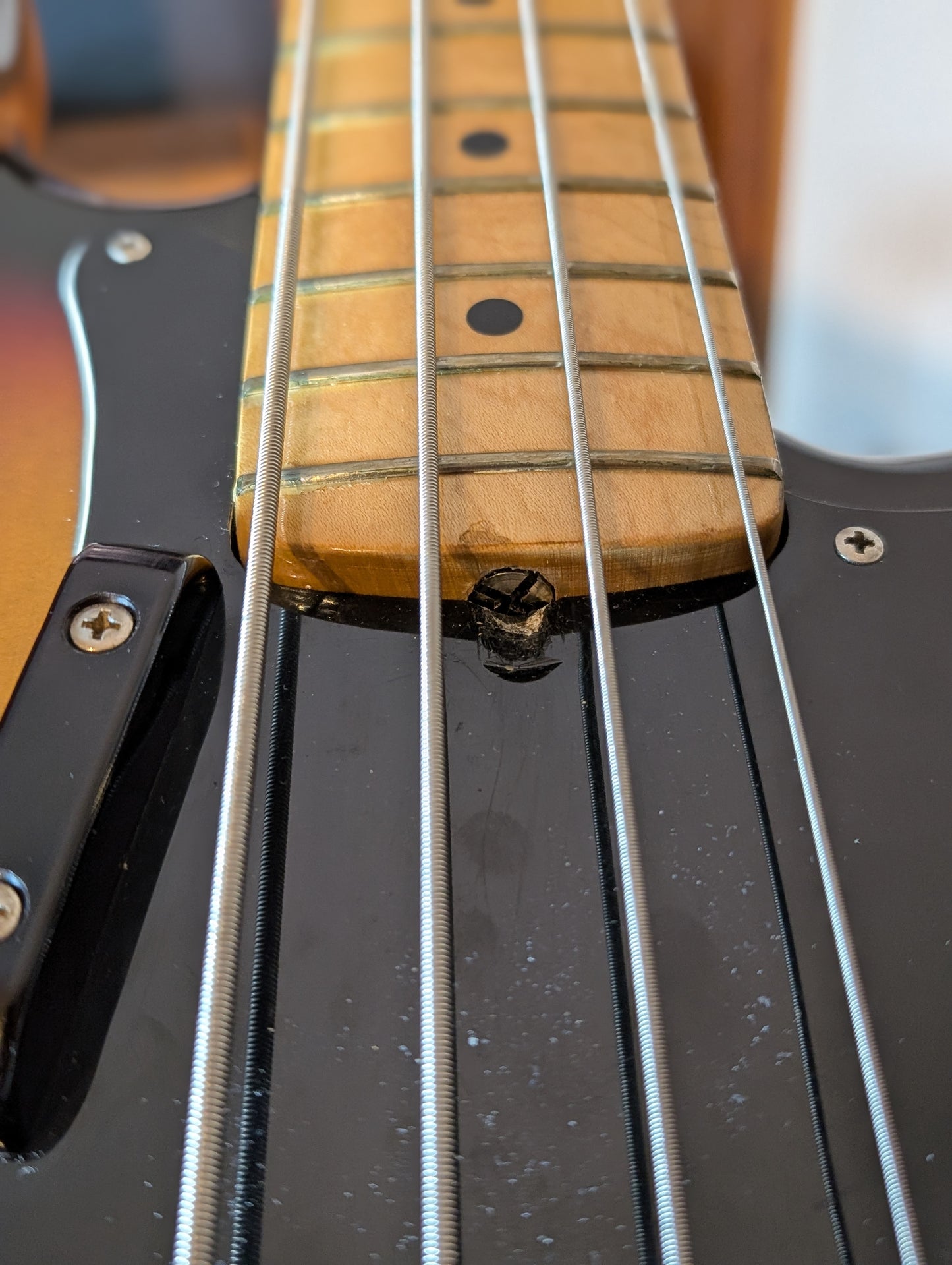 Fender Precision 4 String Electric Bass Guitar w/Case - Sunburst (1977)