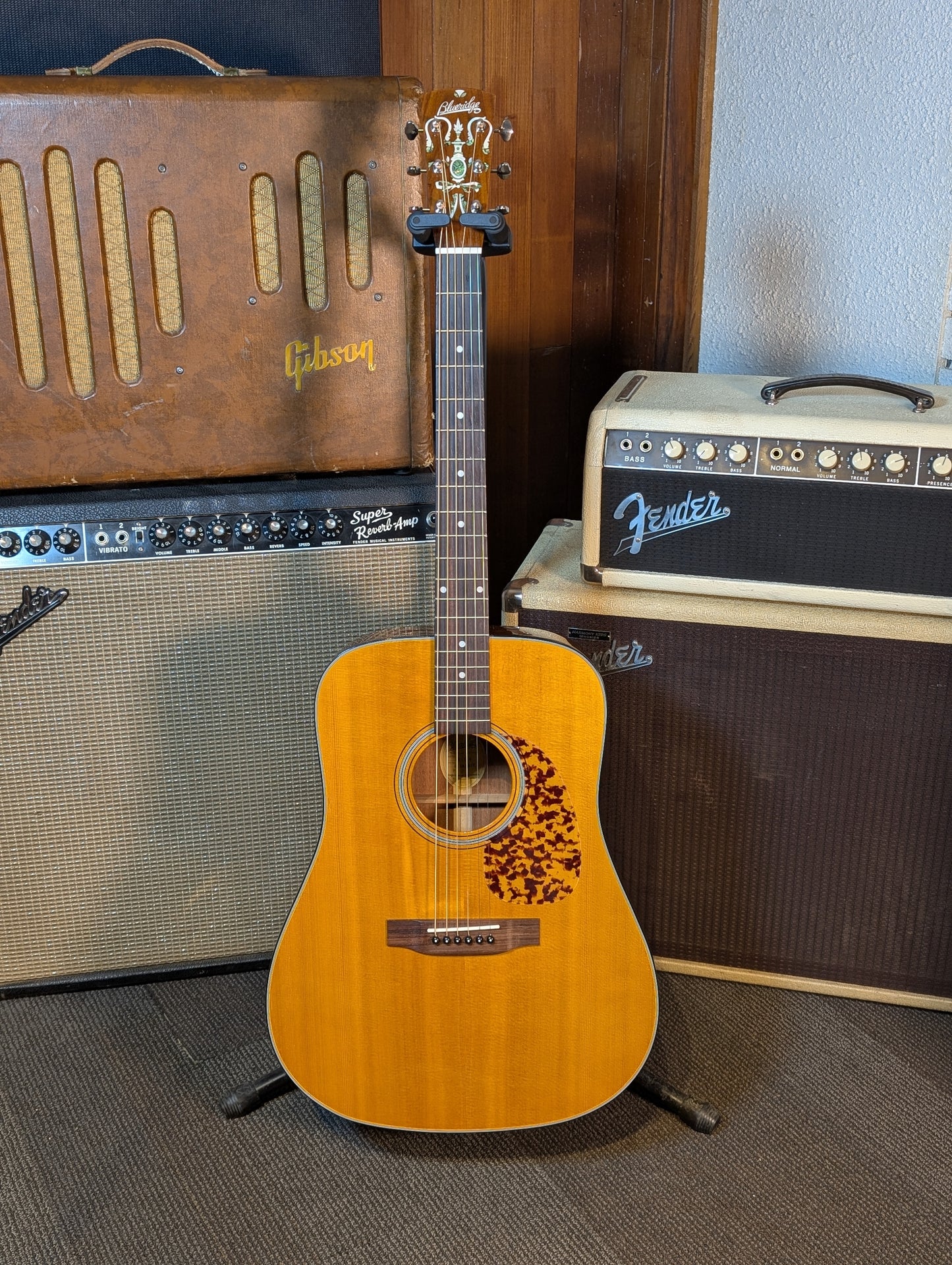 Blueridge BR-140 Historic Series Dreadnought Acoustic Guitar w/Case - Natural Aged Gloss Finish (Used)