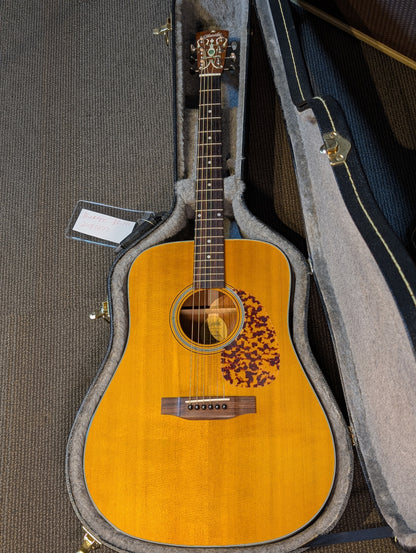 Blueridge BR-140 Historic Series Dreadnought Acoustic Guitar w/Case - Natural Aged Gloss Finish (Used)