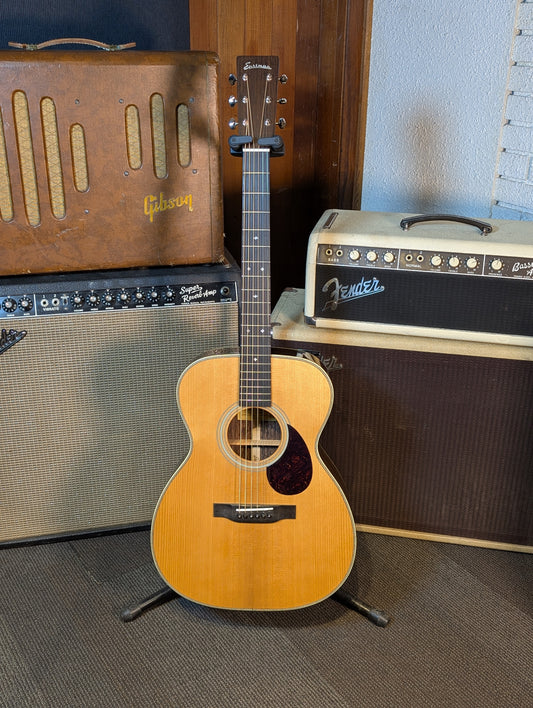 Eastman E20OM Thermo-Cure Acoustic Guitar w/Case - Thermo-Cure Natural (Serial #M2404833)