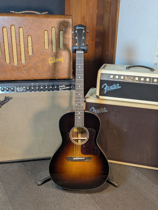 Eastman E1OOSS Deluxe Slope Shoulder Acoustic/Electric Guitar w/Gig Bag - Sunburst (Serial #M2425271)