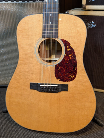 Eastman E1D-12 Deluxe Dreadnought 12-String Acoustic/Electric Guitar w/Gig Bag - Gloss Natural (Serial #M2423584)