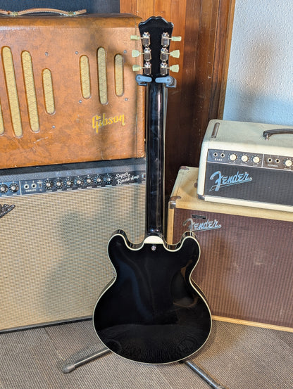 Eastman T484 Thinline Semi-Hollow Electric Guitar w/Case - Black (Serial #P2402011)