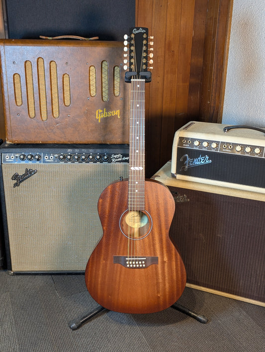 Godin Mahogany Folk 12-String Acoustic/Electric Guitar w/Gig Bag - Rustic Burst (Serial #053148000046)