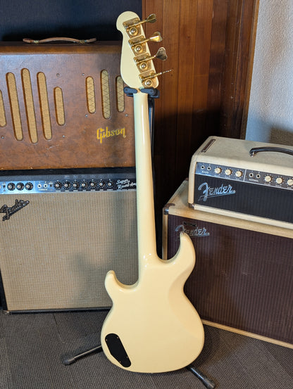 Yamaha BB3000S 4-String Passive Electric Bass Guitar w/Case - Cream White (1984)
