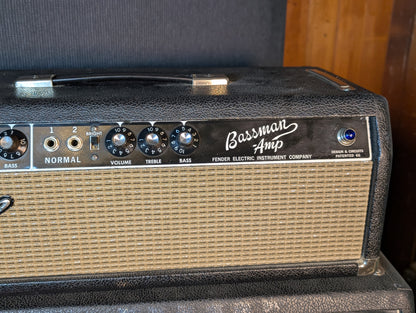 Fender Bassman AA864 Black Panel 50w Amplifier Head (1965)