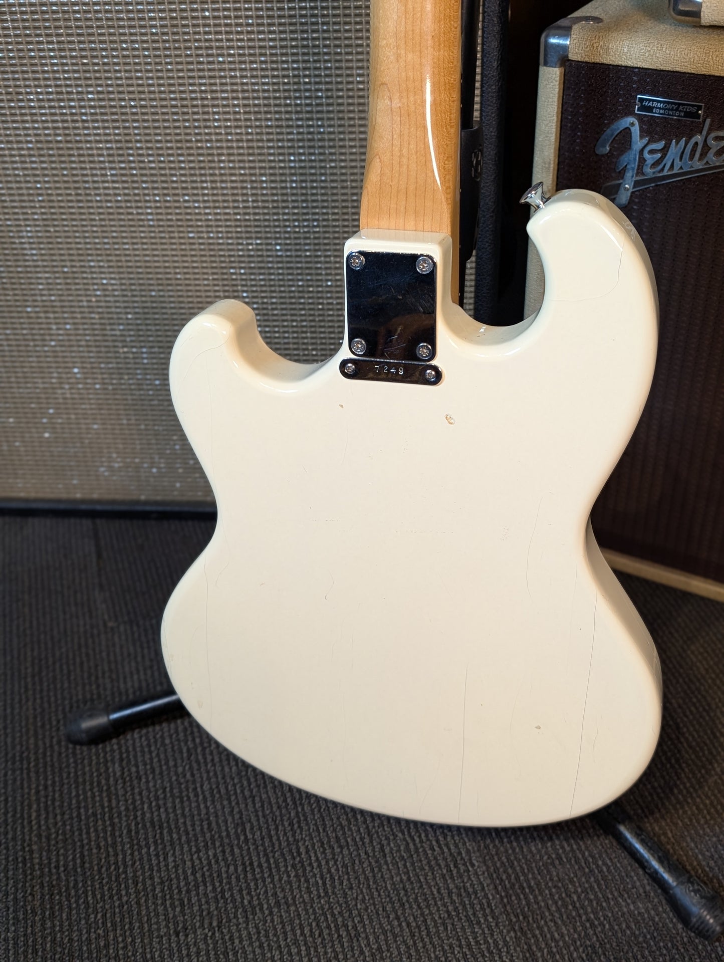 Shergold Custom Masquerader Electric Guitar w/Gig Bag - White (1977)