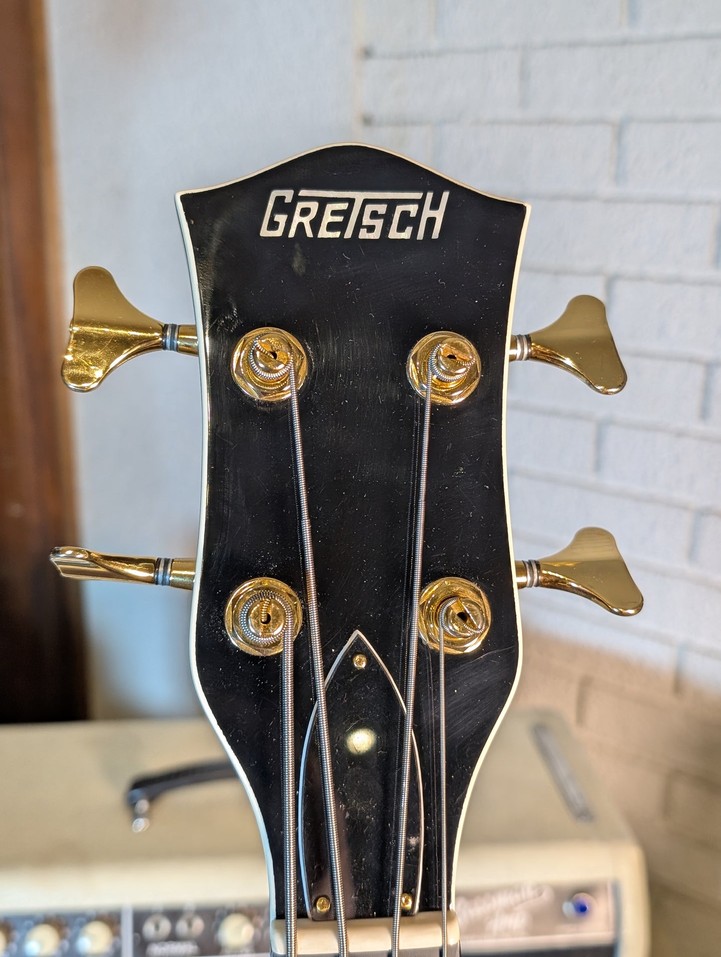 Gretsch 6176 Rancher 4-String Fretless Acoustic/Electric Bass w/Case - Walnut Stain (1990)