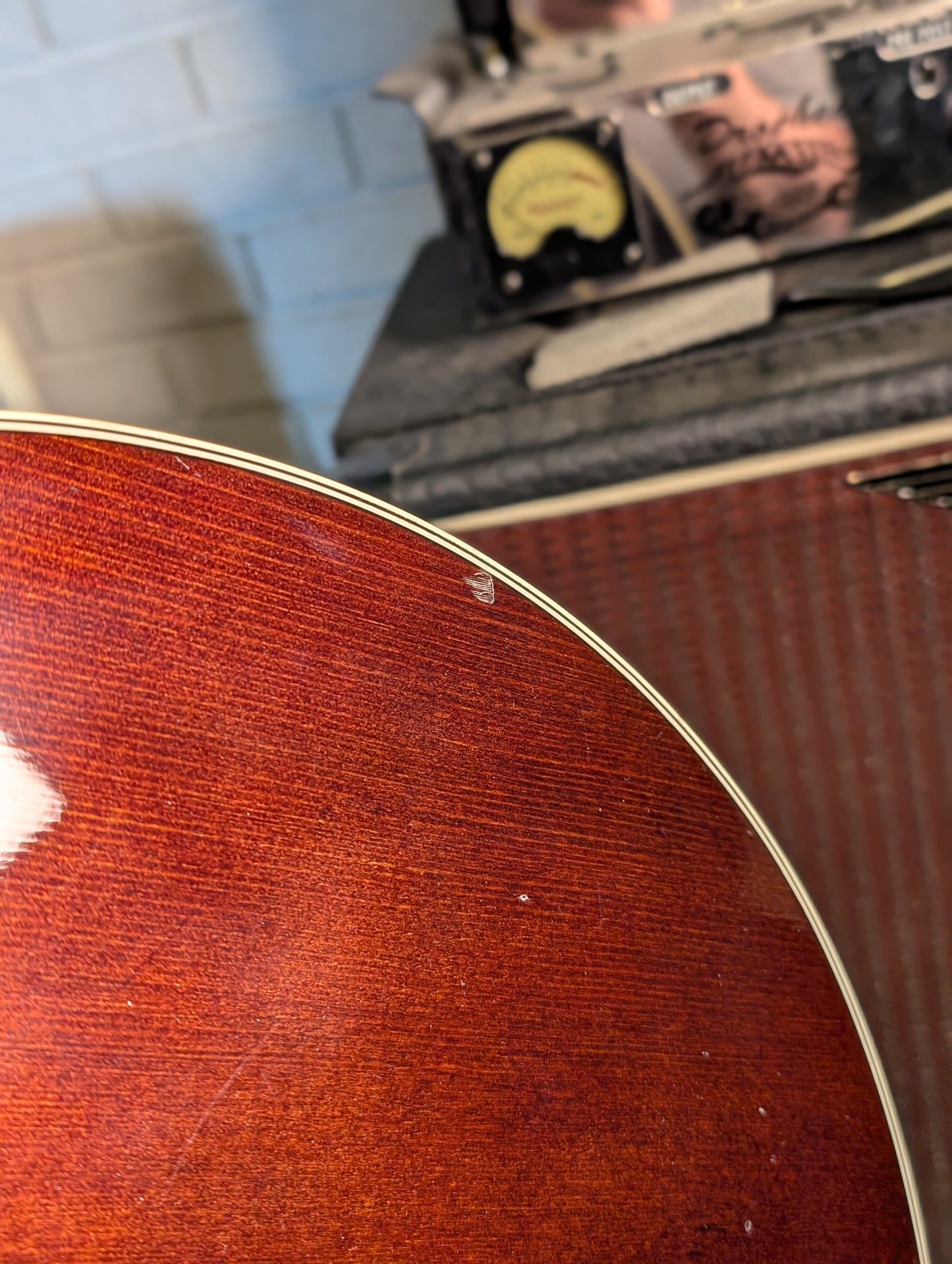 Gretsch 6176 Rancher 4-String Fretless Acoustic/Electric Bass w/Case - Walnut Stain (1990)