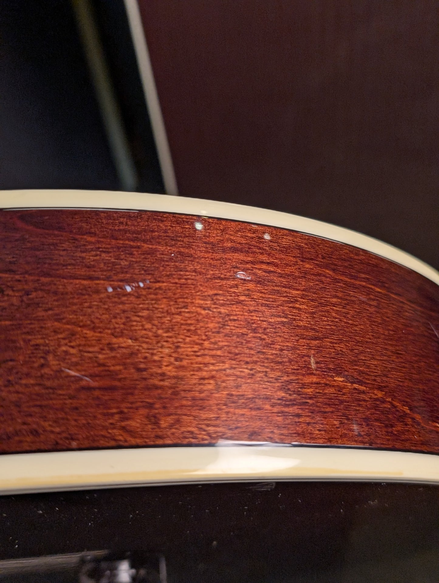 Gretsch 6176 Rancher 4-String Fretless Acoustic/Electric Bass w/Case - Walnut Stain (1990)