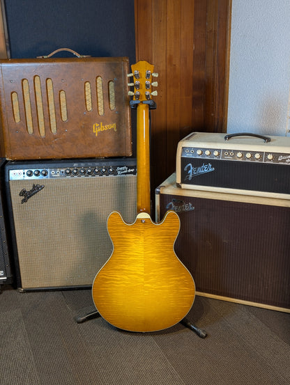 Eastman T486 Thinline Semi-Hollow Electric Guitar w/Case - Goldburst (Serial #P2500281)