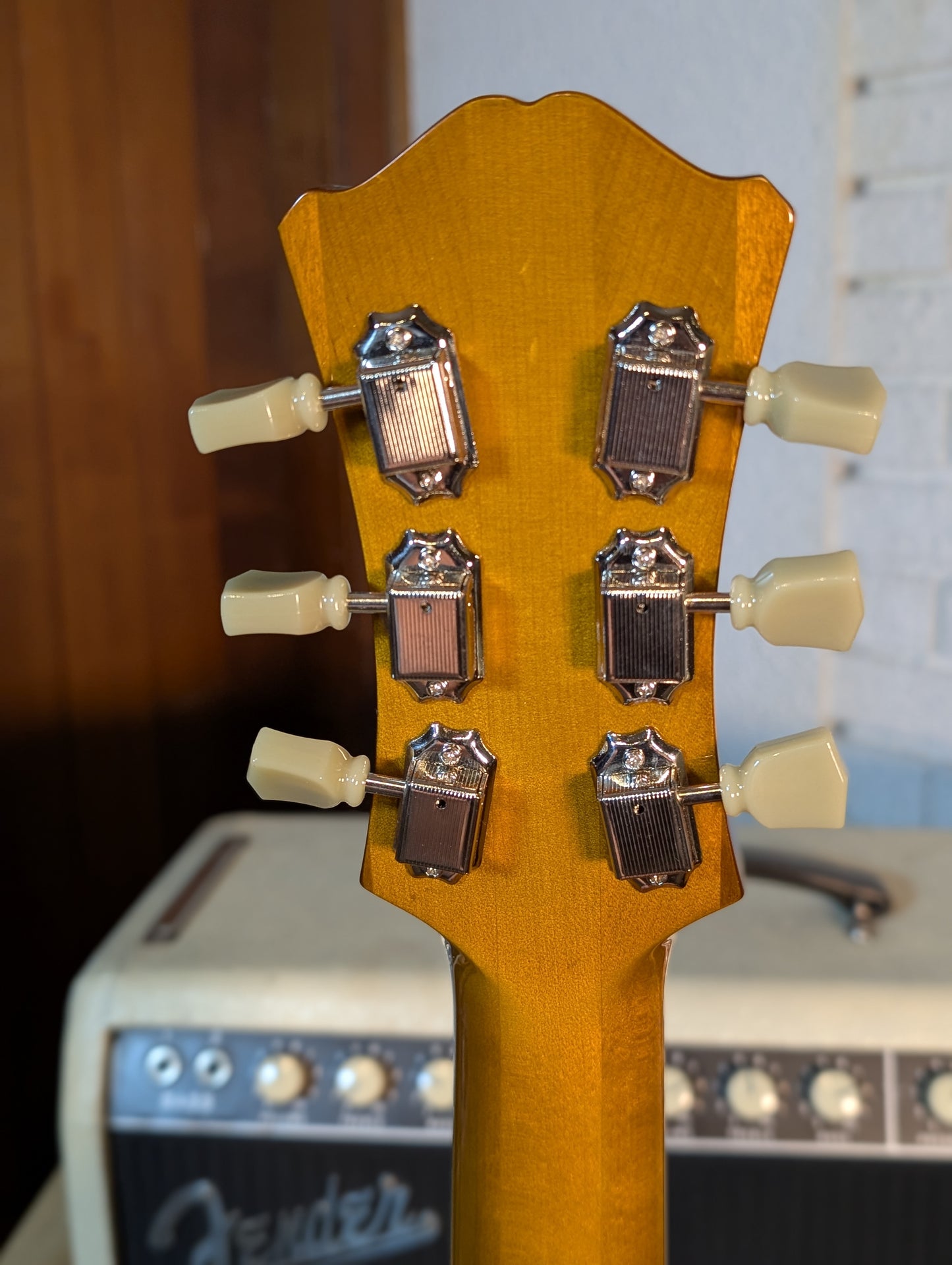 Eastman T486 Thinline Semi-Hollow Electric Guitar w/Case - Goldburst (Serial #P2500281)