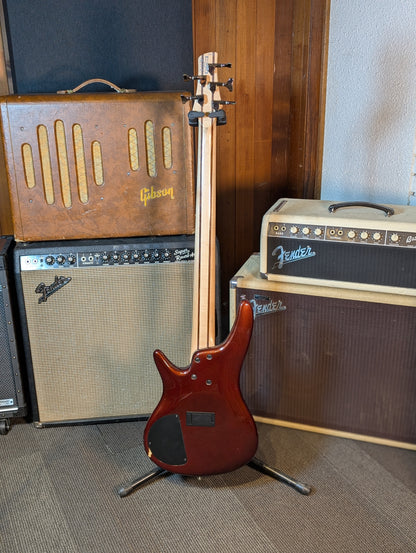 Ibanez SR305 5-String Active Electric Bass Guitar - Root Beer Metallic (Used)