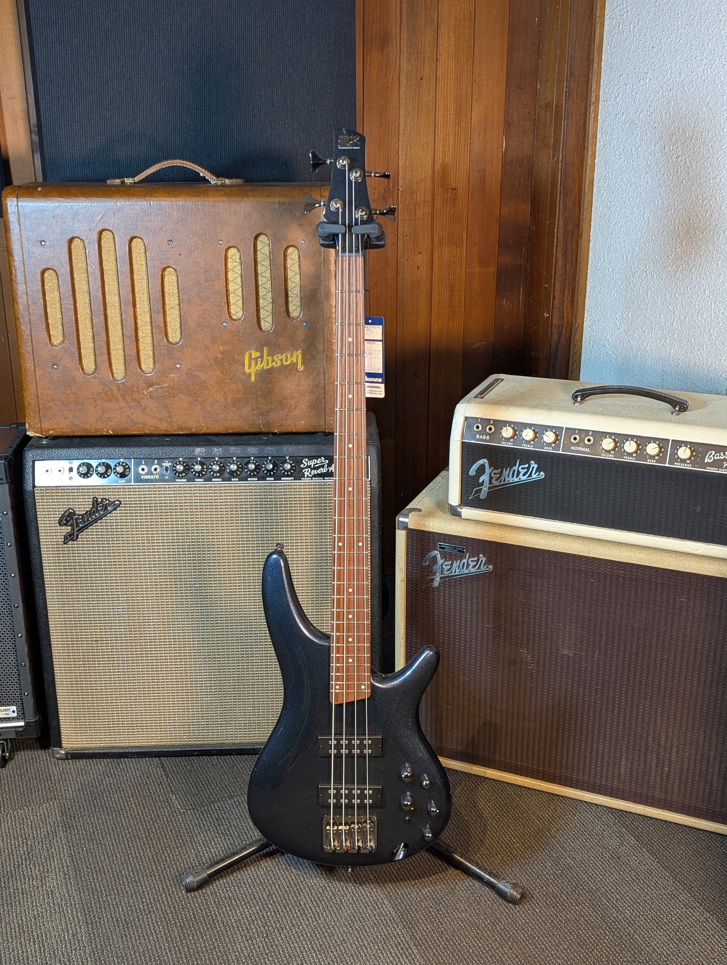 Ibanez SR300E 4 String Bass Guitar - Iron Pewter (B-Stock)