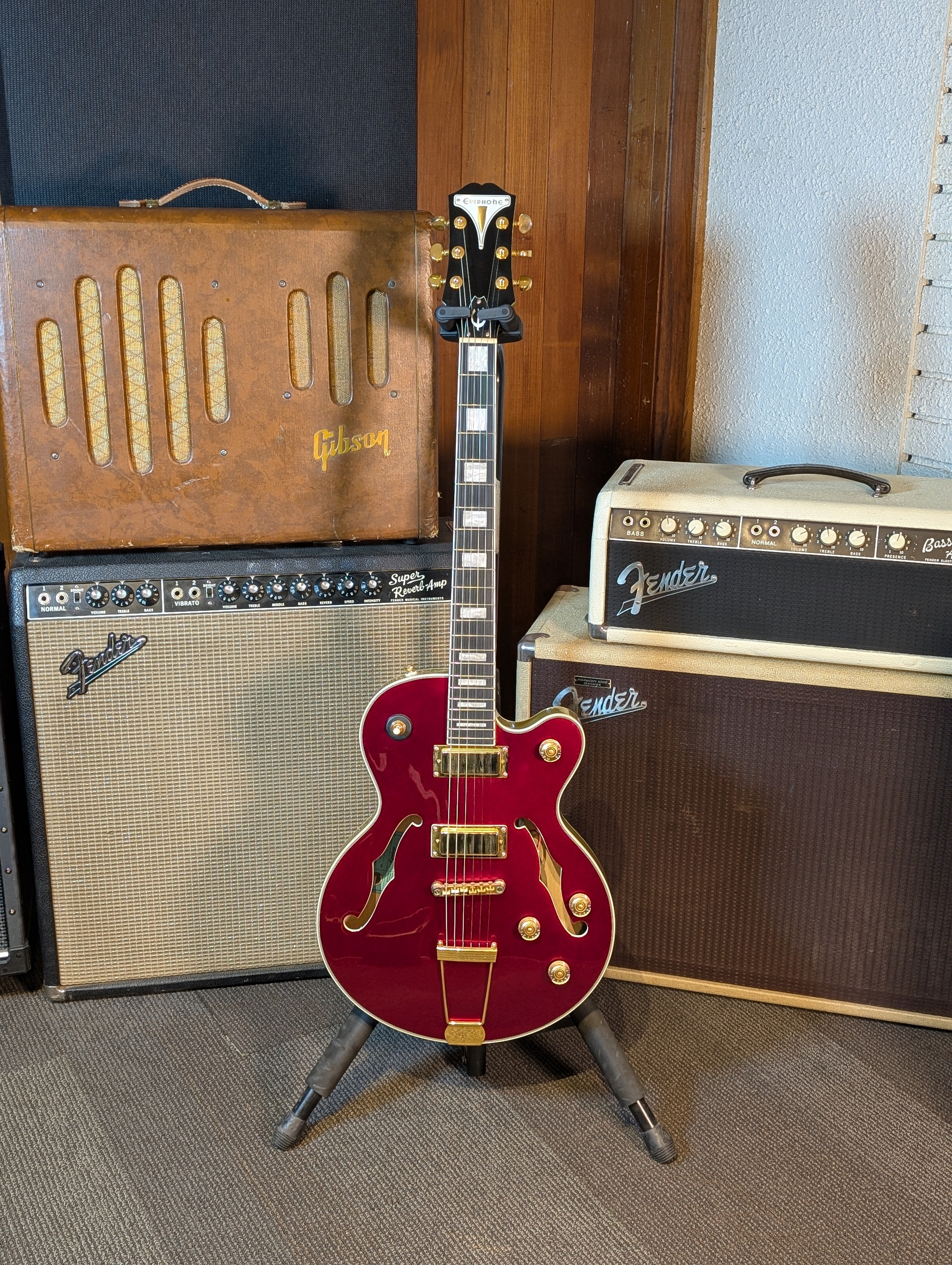 Epiphone Uptown Kat ES Semi-Hollow Electric Guitar - Ruby Red