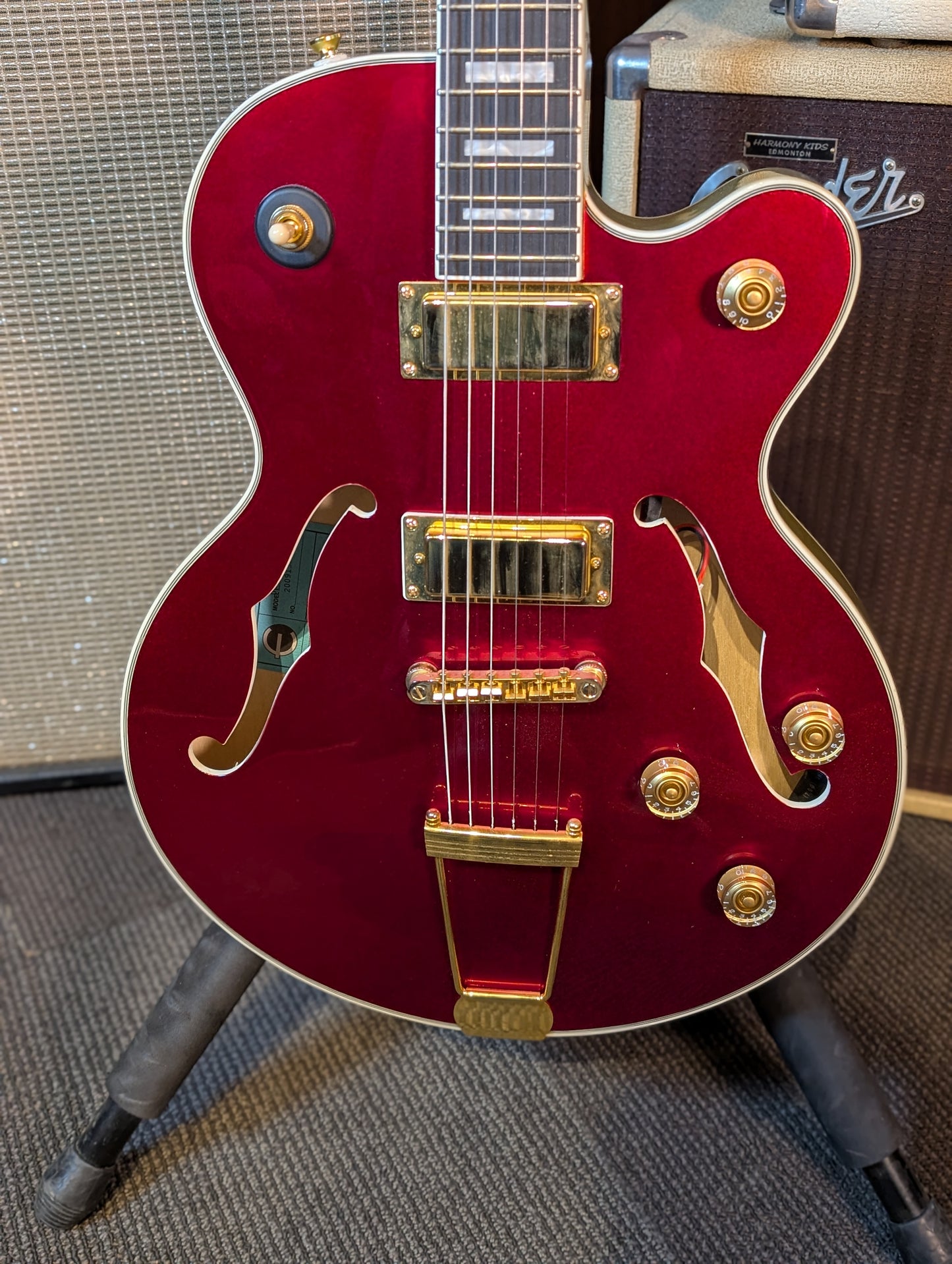 Epiphone Uptown Kat ES Semi-Hollow Electric Guitar - Ruby Red (2020)