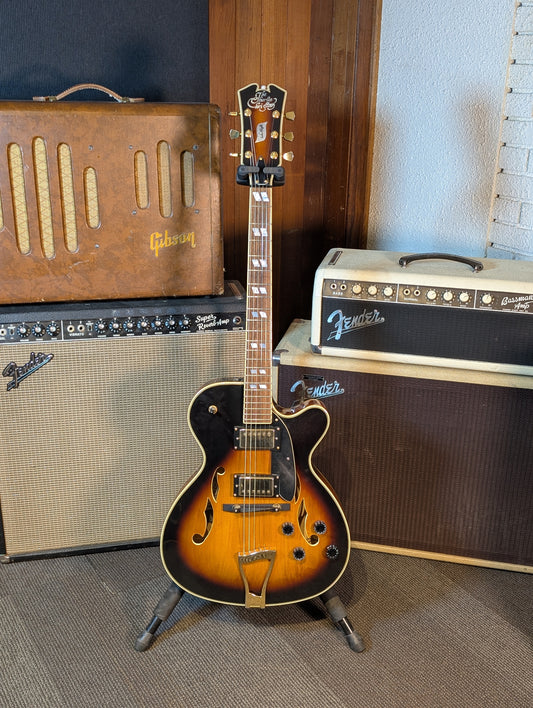 Samick Charlie Christian CCFT-650 Archtop Electric Guitar - Golden Sunburst (1997)