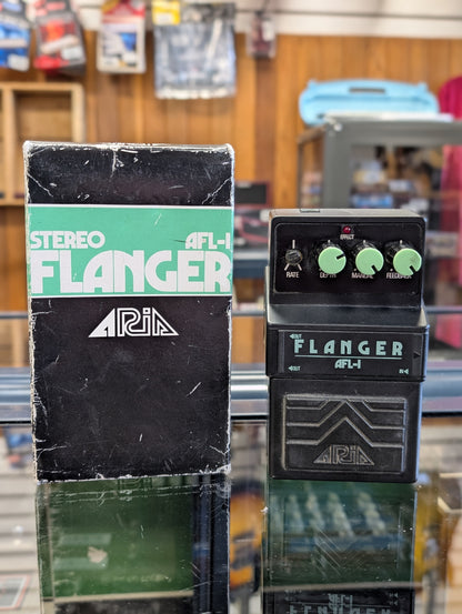 Aria AFL-1 Stereo Flanger Pedal w/Box (1980's)